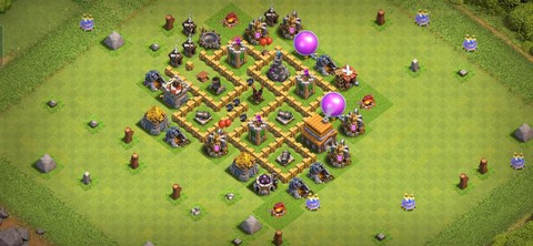 部落冲突五本怎么布阵[图2]