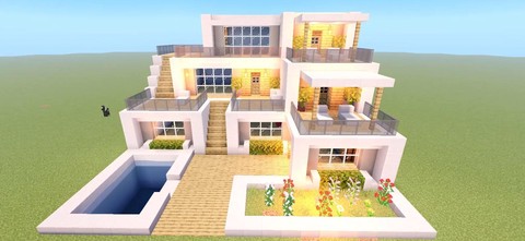 我的世界怎么建大别墅[图2]