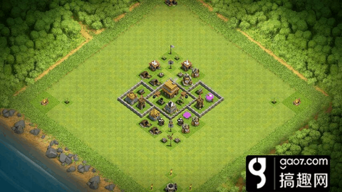 部落冲突4本怎么防御