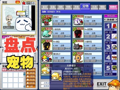 冒险岛2怎么买宠物吗