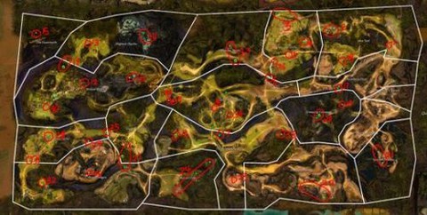 激战2怎么去苍翠边界